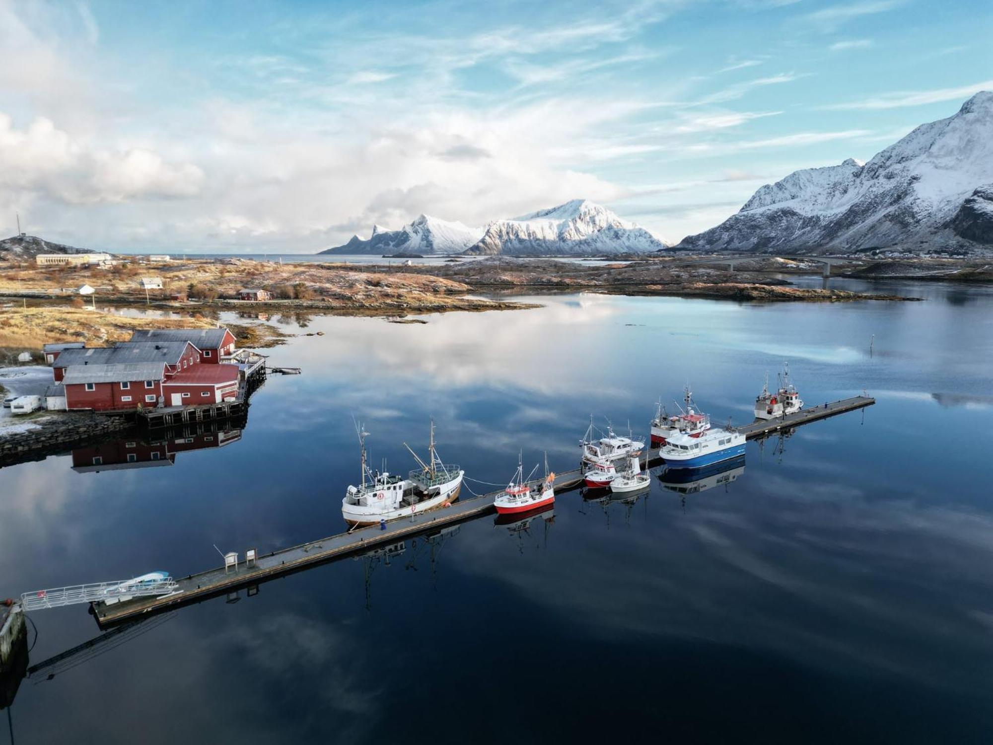 Lydersen Rorbuer Hotel Fredvang Buitenkant foto